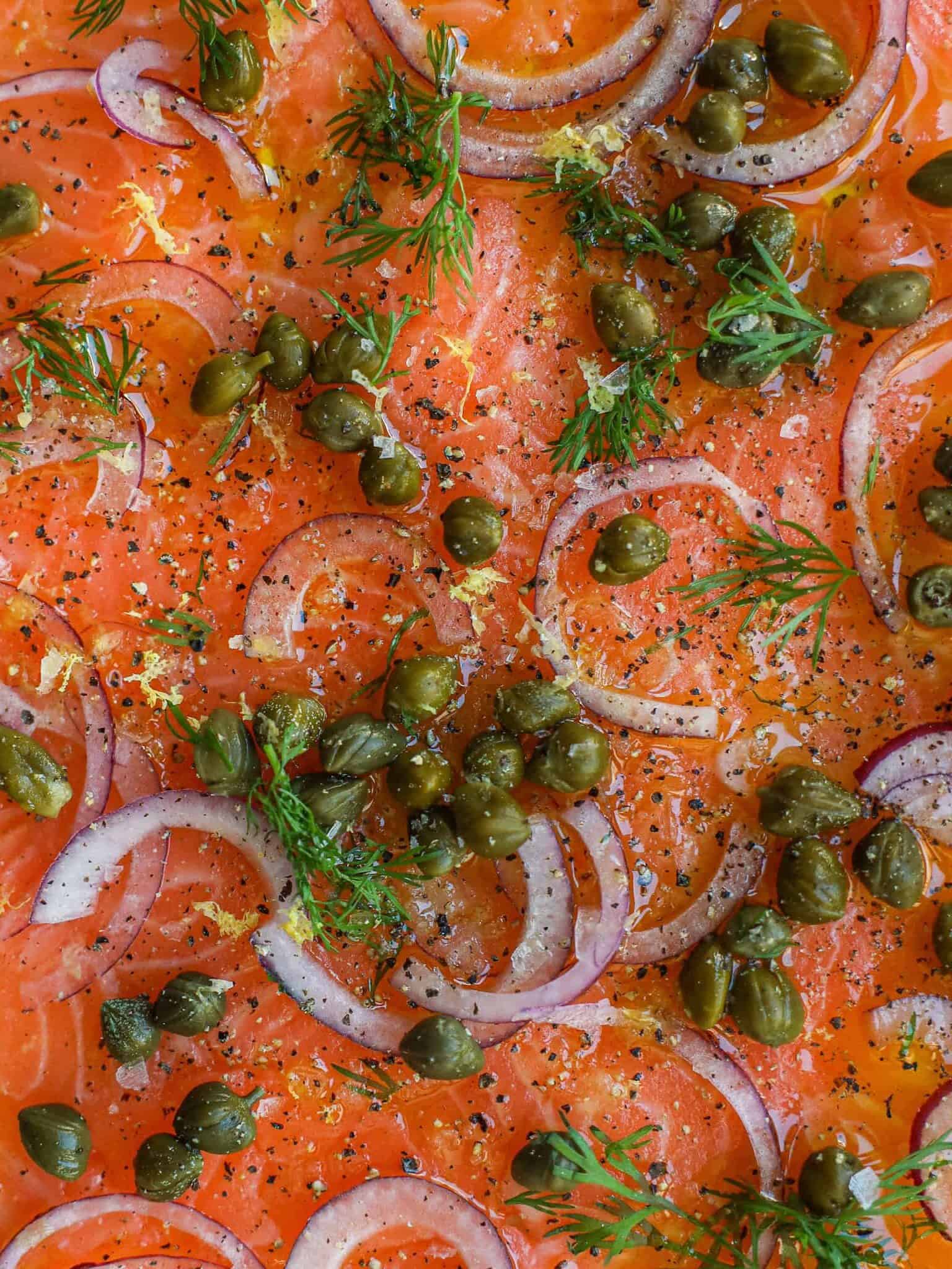 Laksecarpaccio