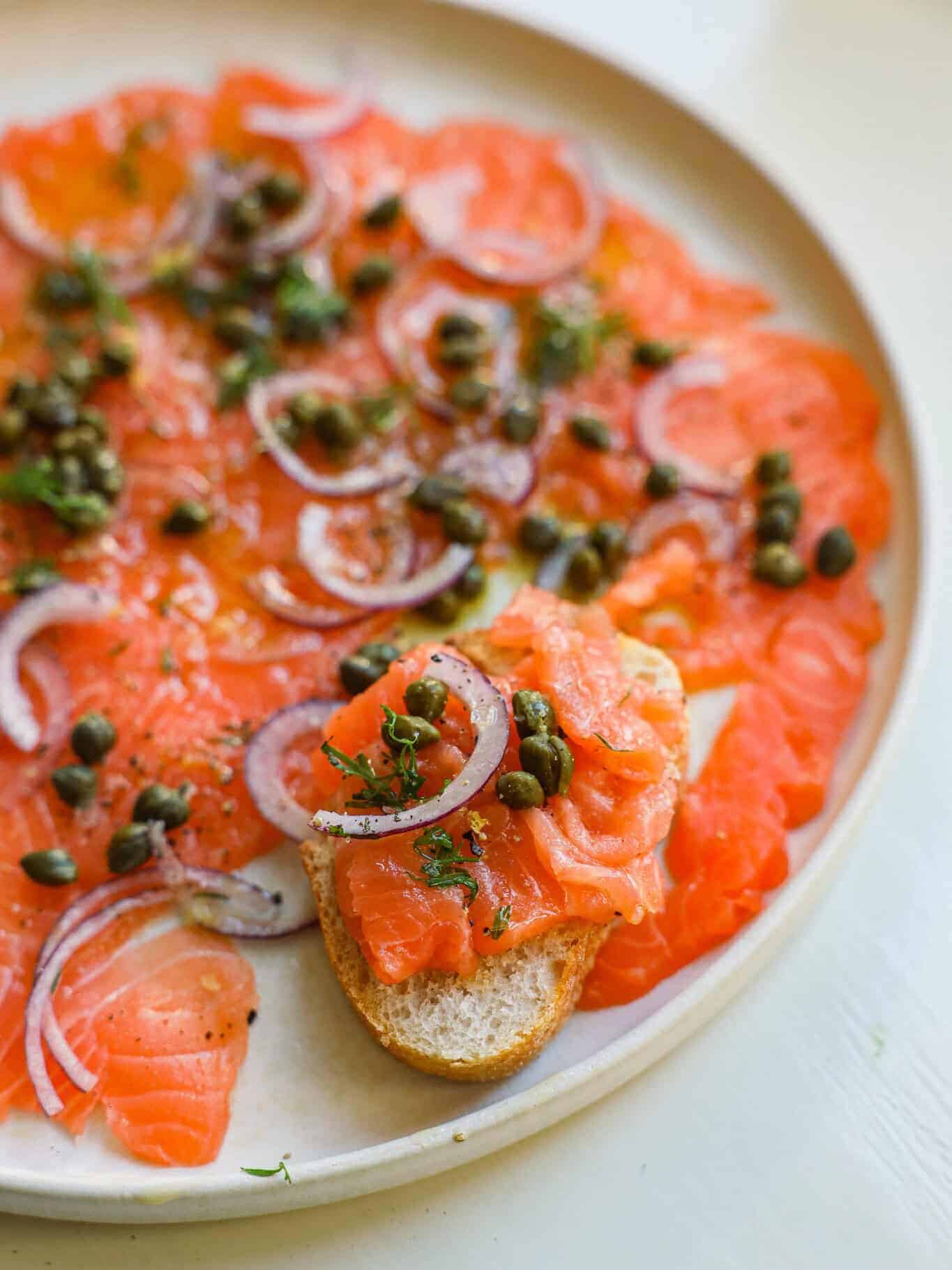 Laksecarpaccio