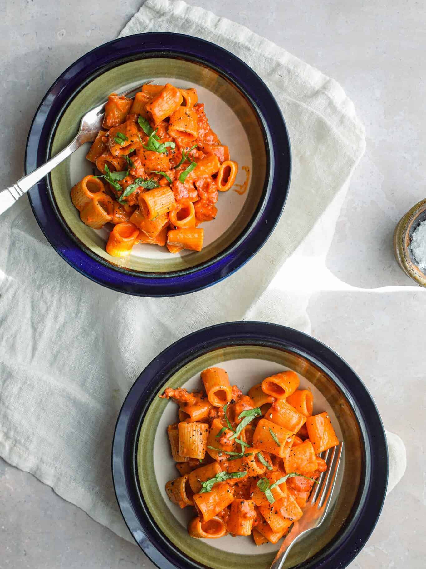 pasta med salsiccia