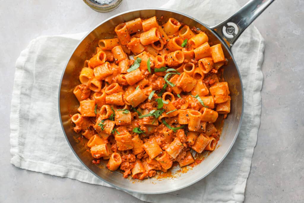pasta med salsiccia