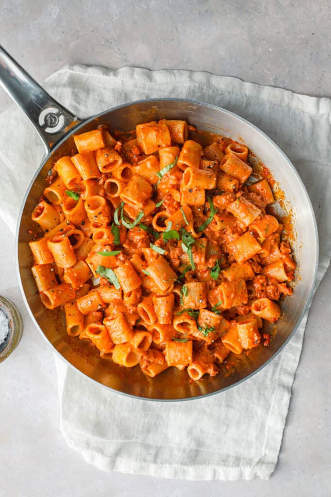 pasta med salsiccia