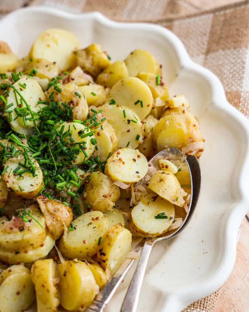 Varm kartoffelsalat