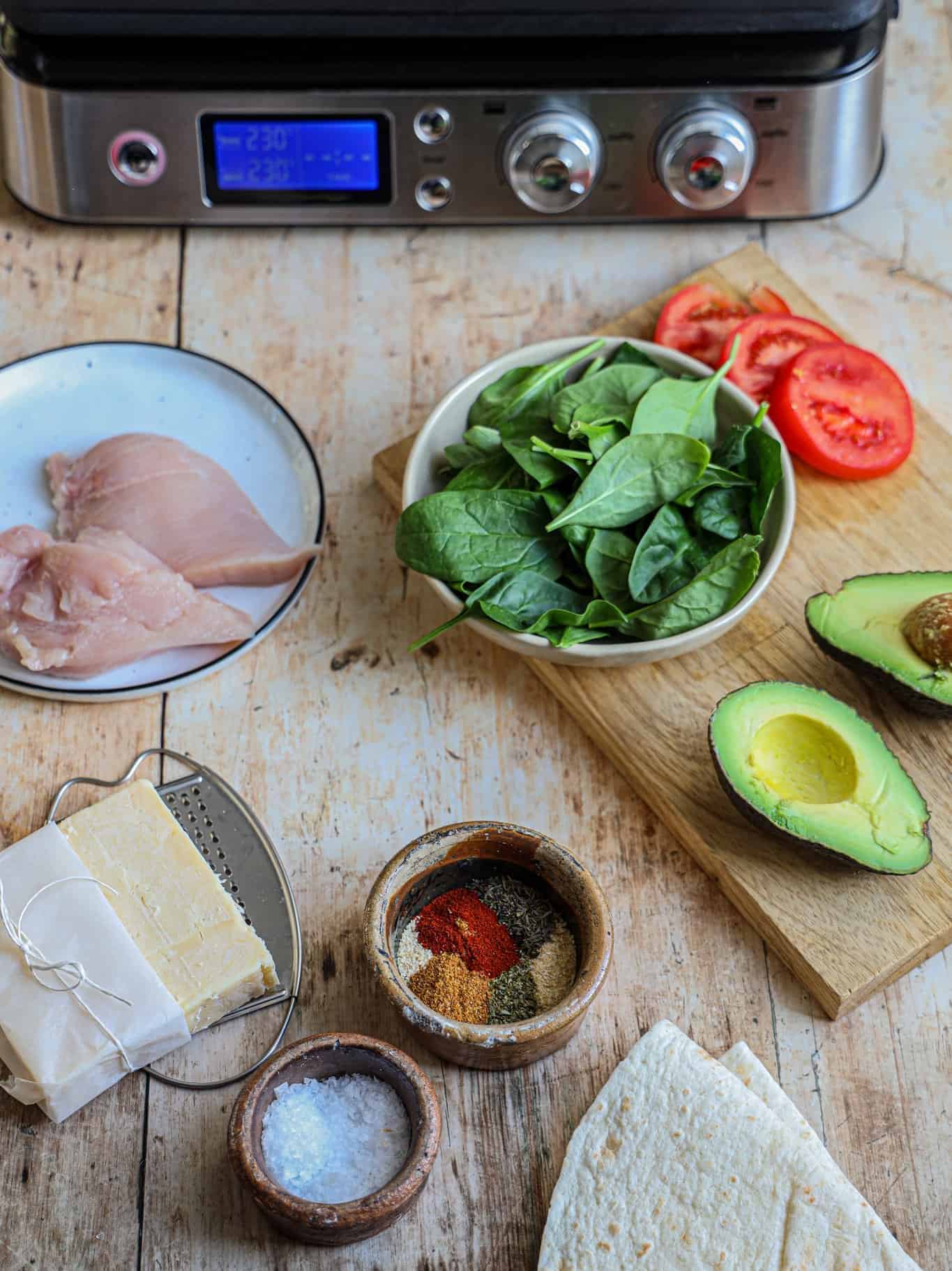 canjun chicken avo wrap
