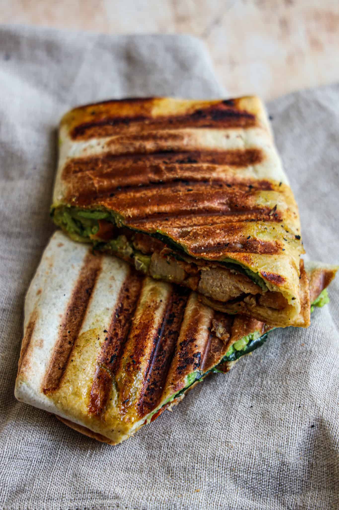 canjun chicken avo wrap