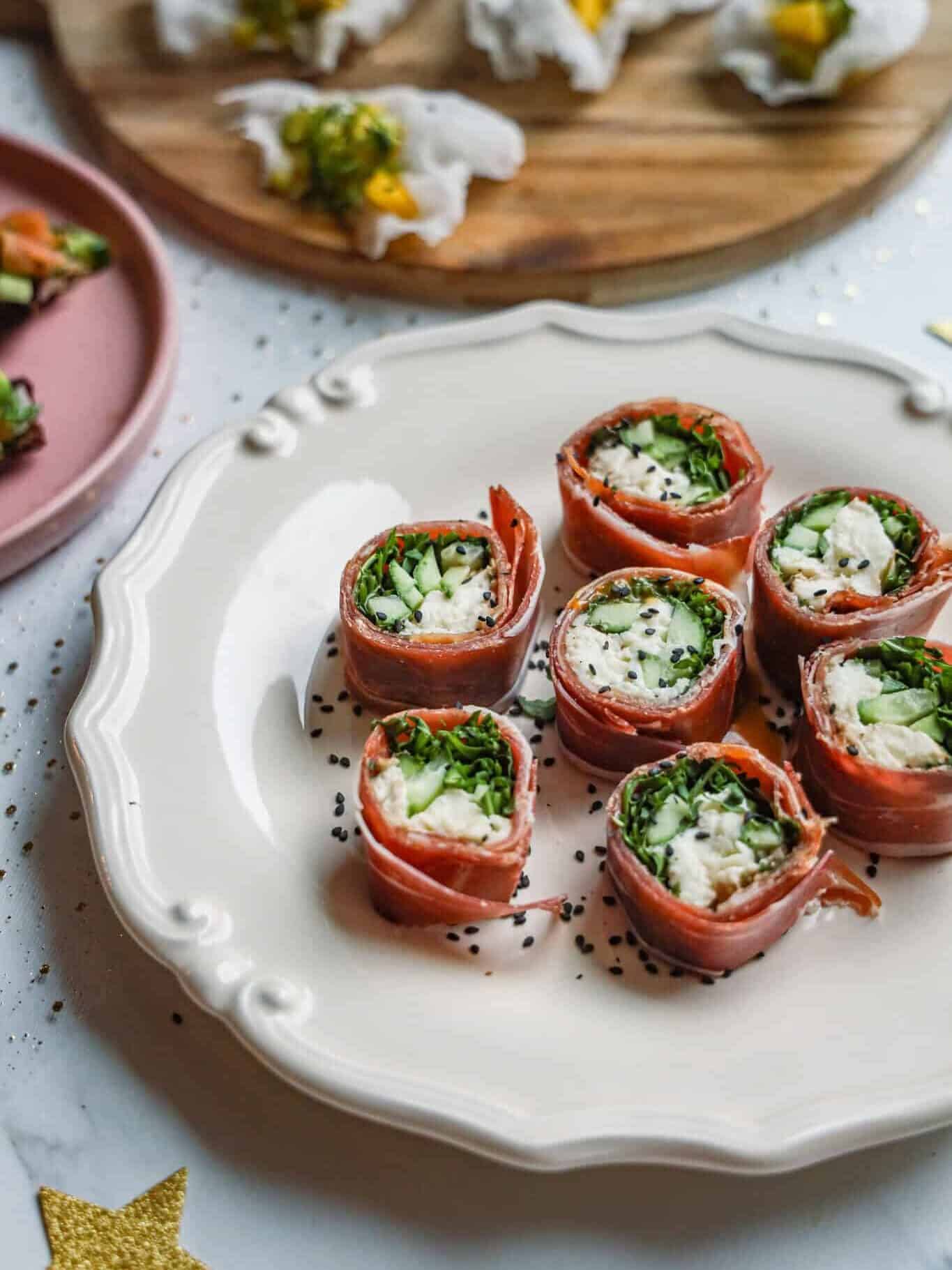Parmarulle med mozzarella
