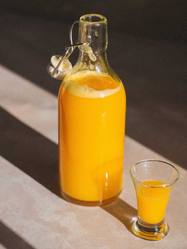 Ingefærshots med appelsin