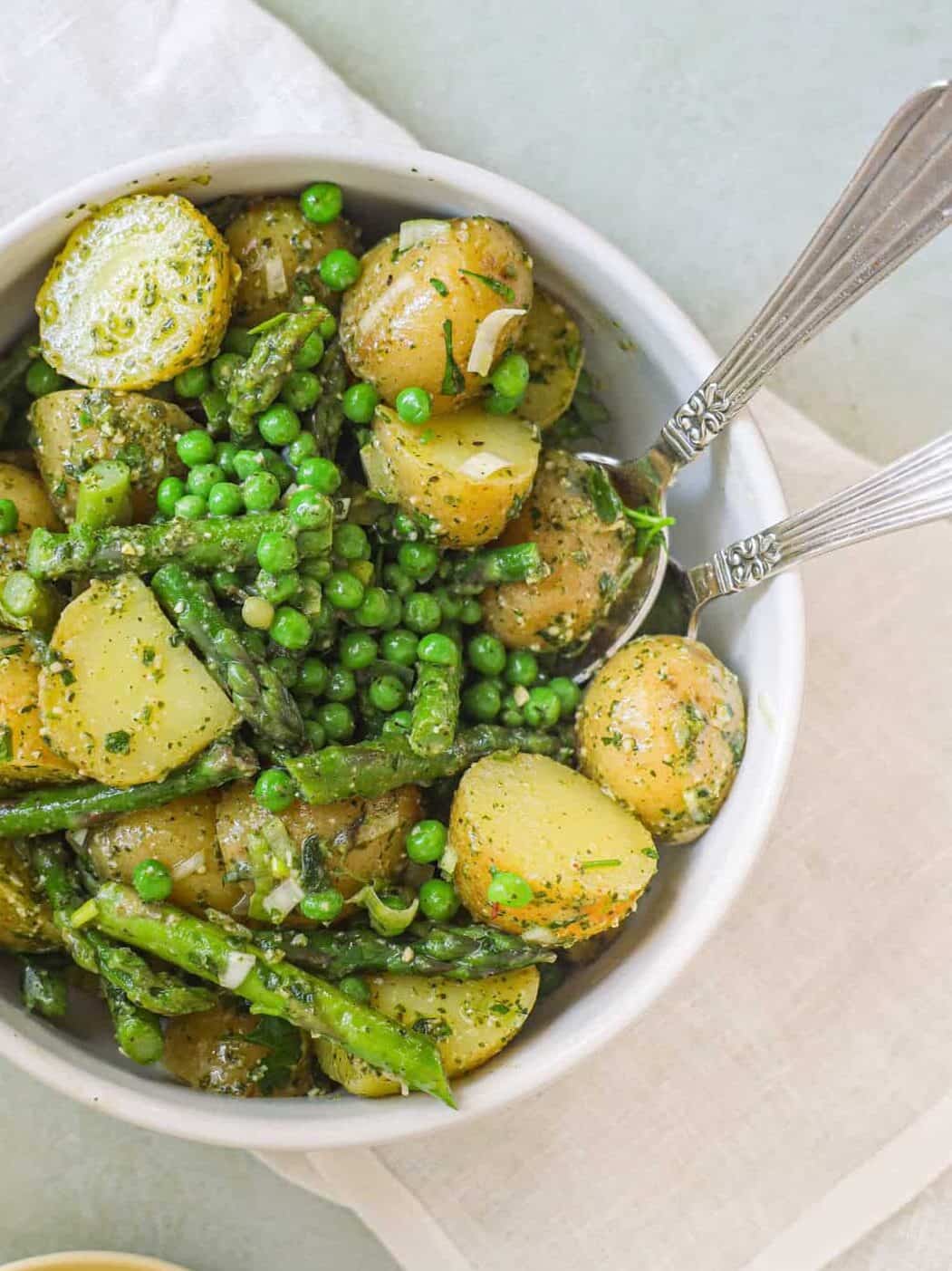Kartoffelsalat med pesto