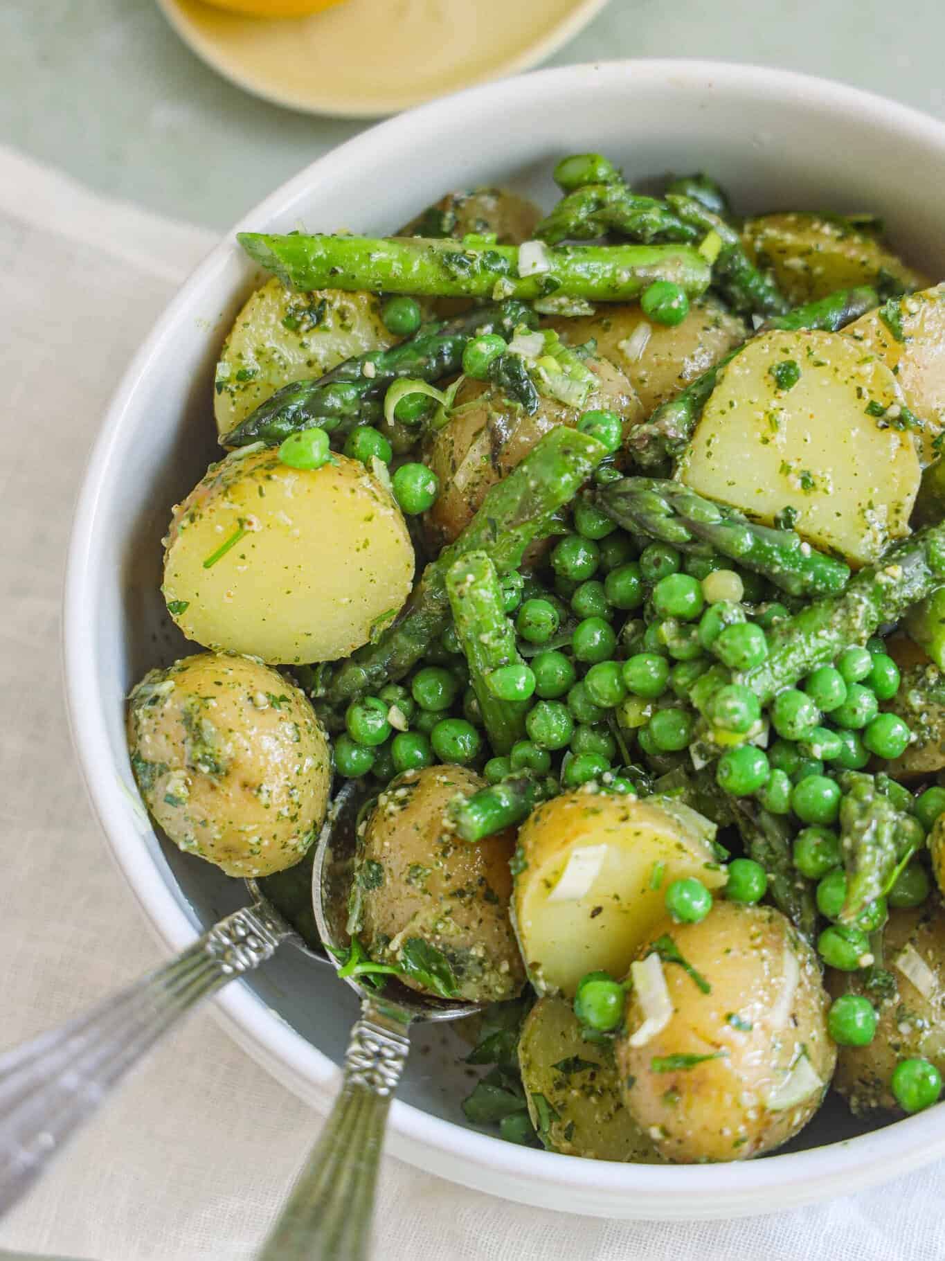 Kartoffelsalat med pesto