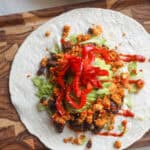 burrito med tofu