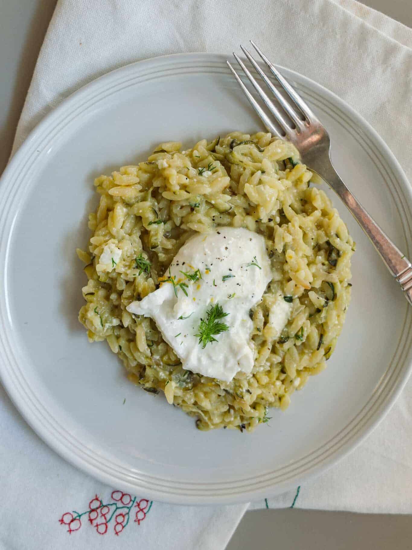 Cremet orzo med citorn