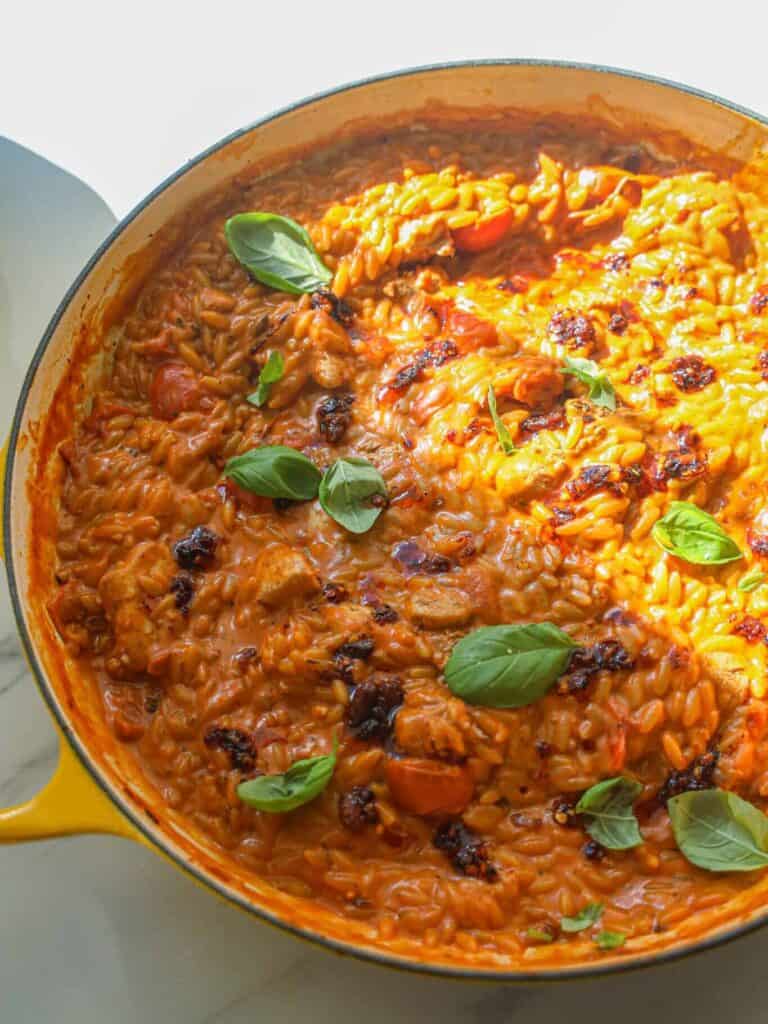 Orzo med kylling