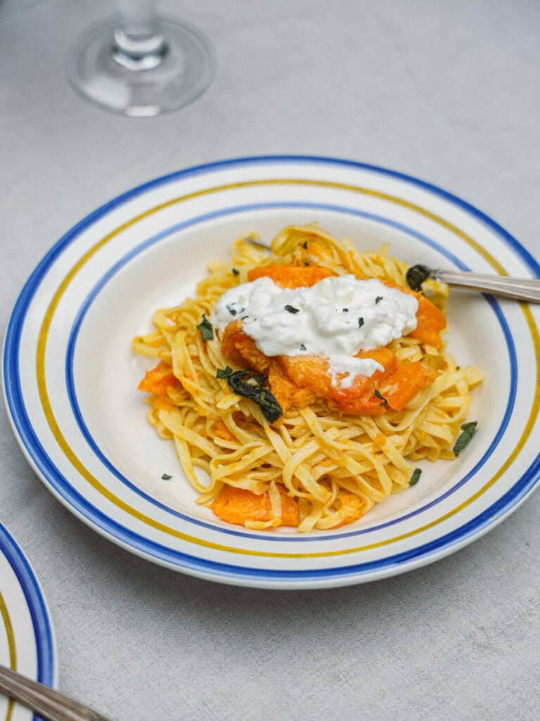 Butternut squash pasta
