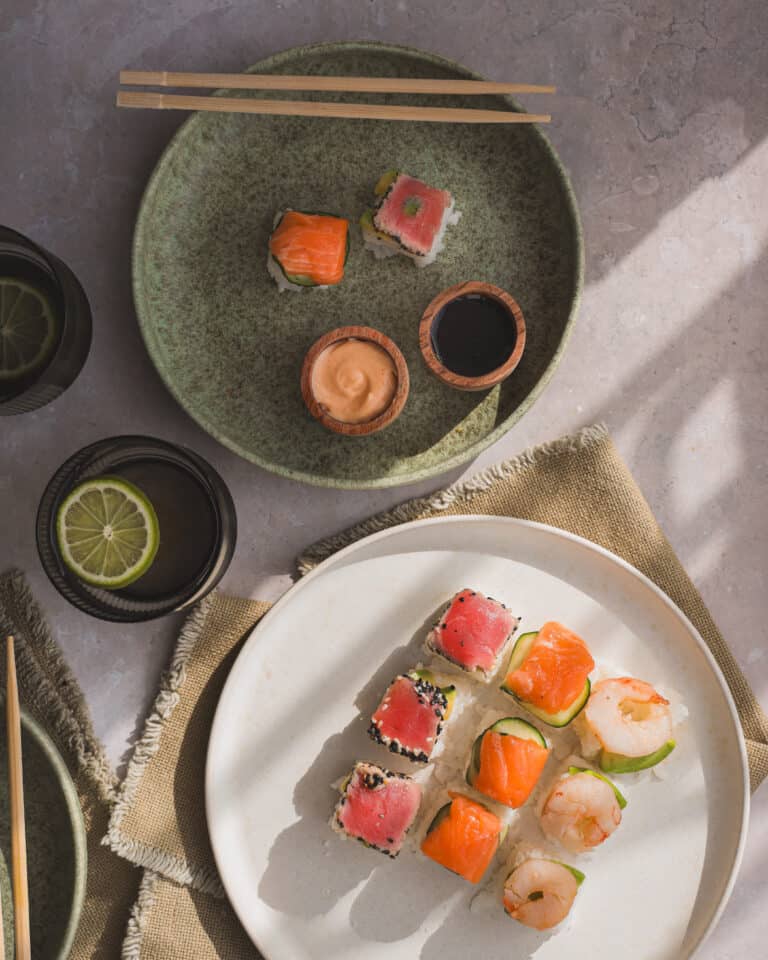 Hjemmelavet sushi