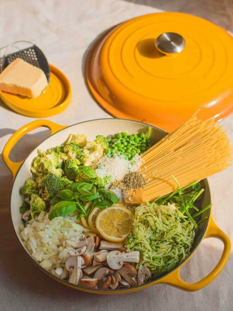 vegetarisk one pot pasta