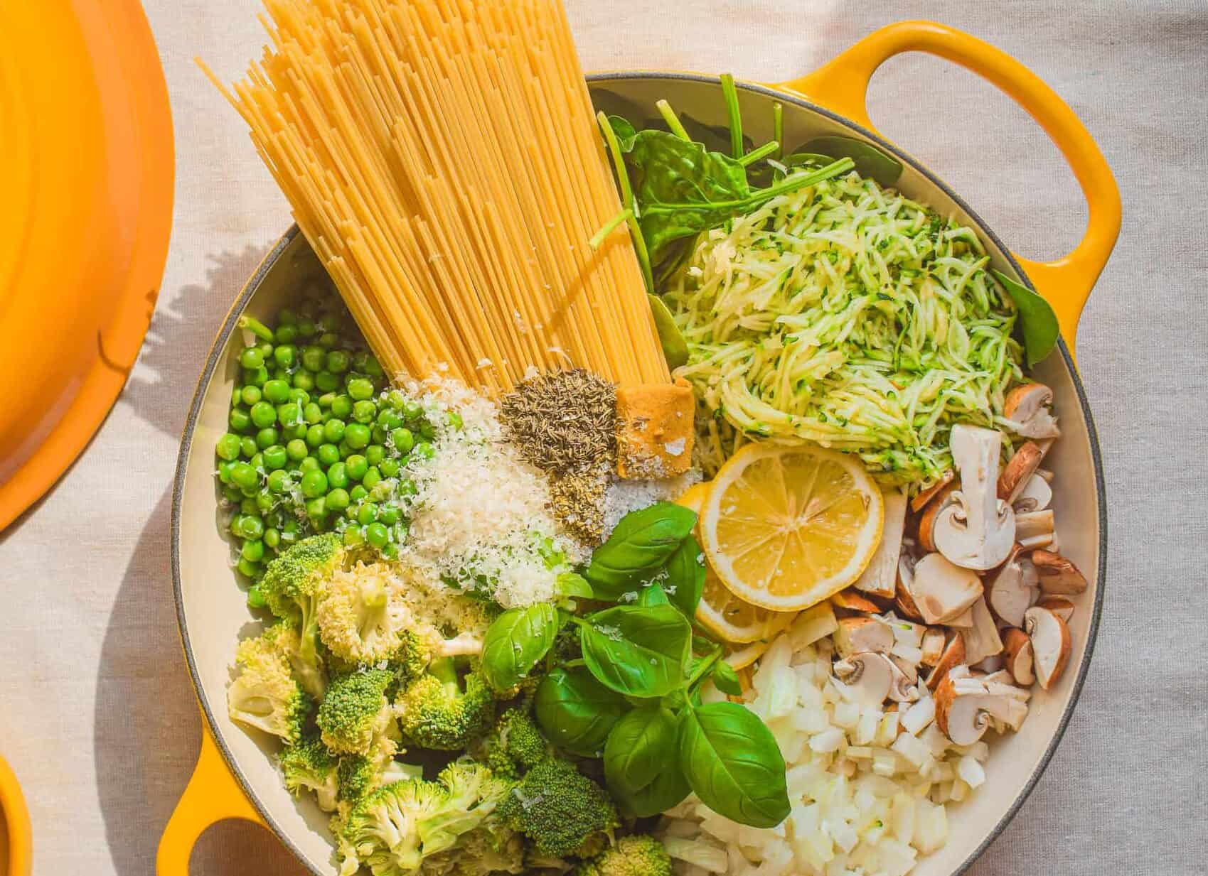 vegetarisk one pot pasta