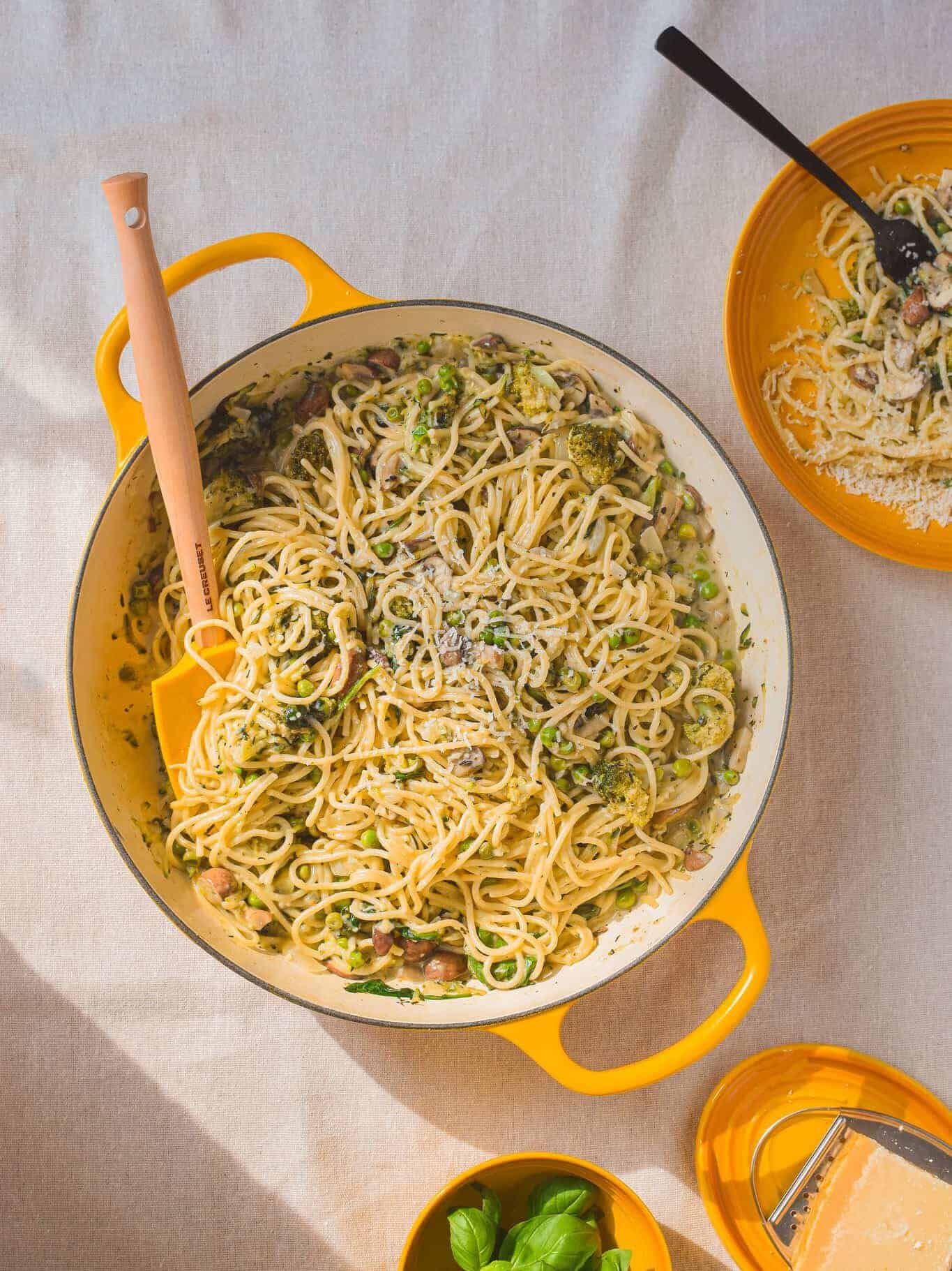 vegetarisk one pot pasta