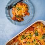 Mexi lasagne med kylling og spinat