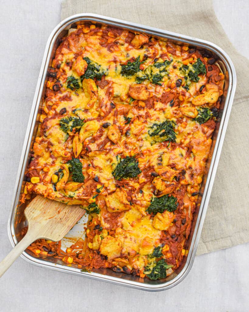 mexicansk lasagne