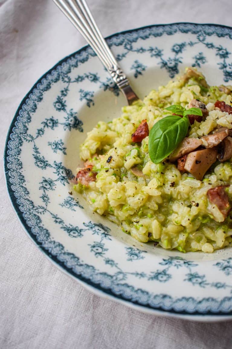 Cremet ærterisotto