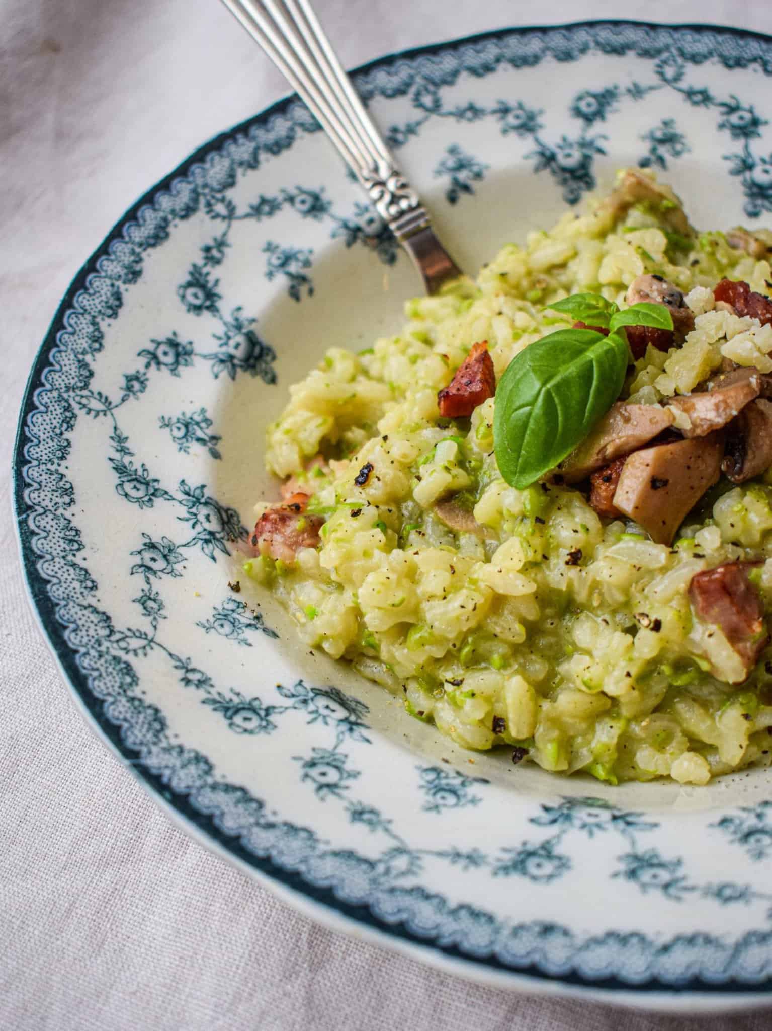 Cremet ærterisotto