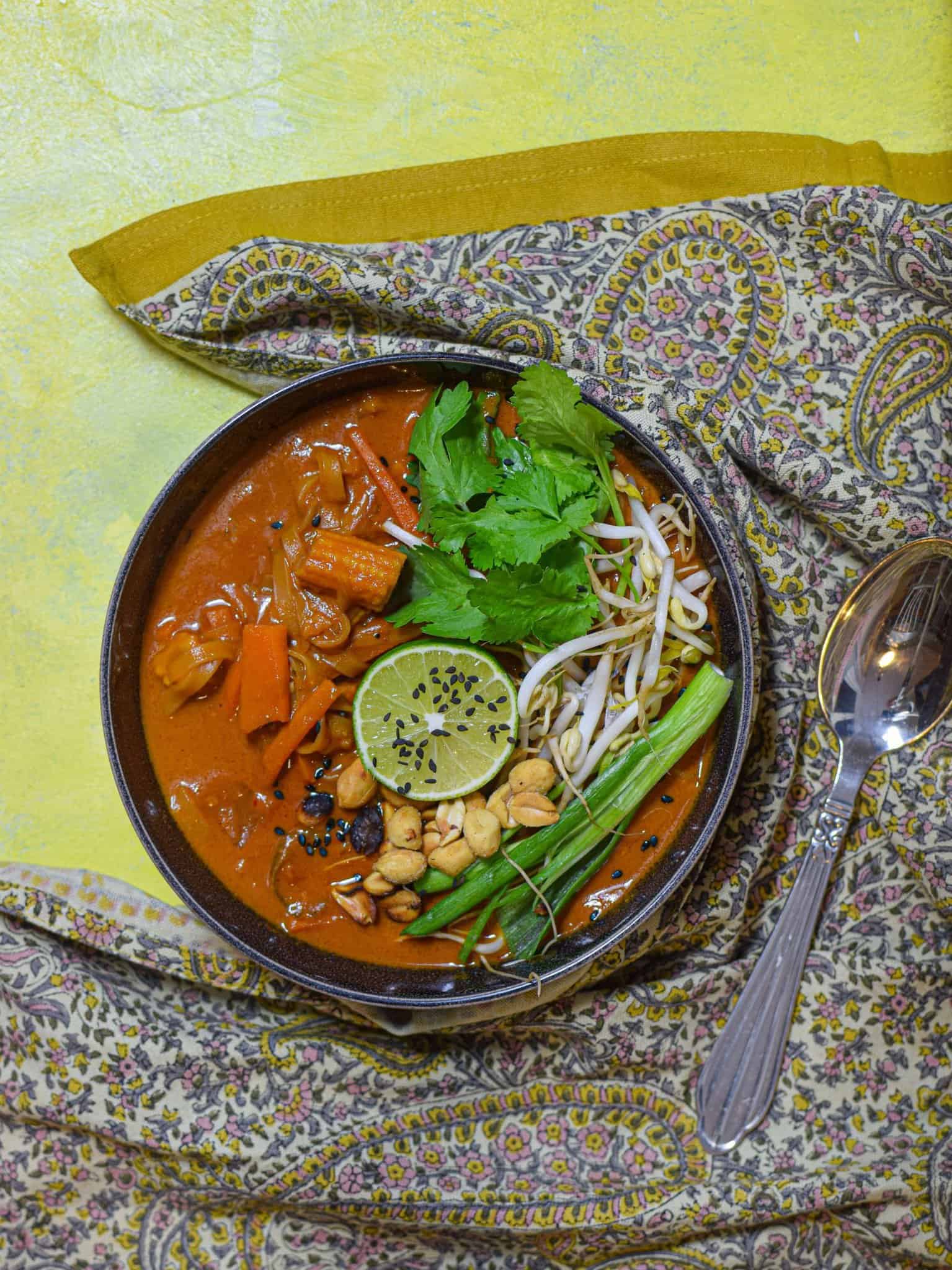 Spicy thaisuppe med peanutbutter
