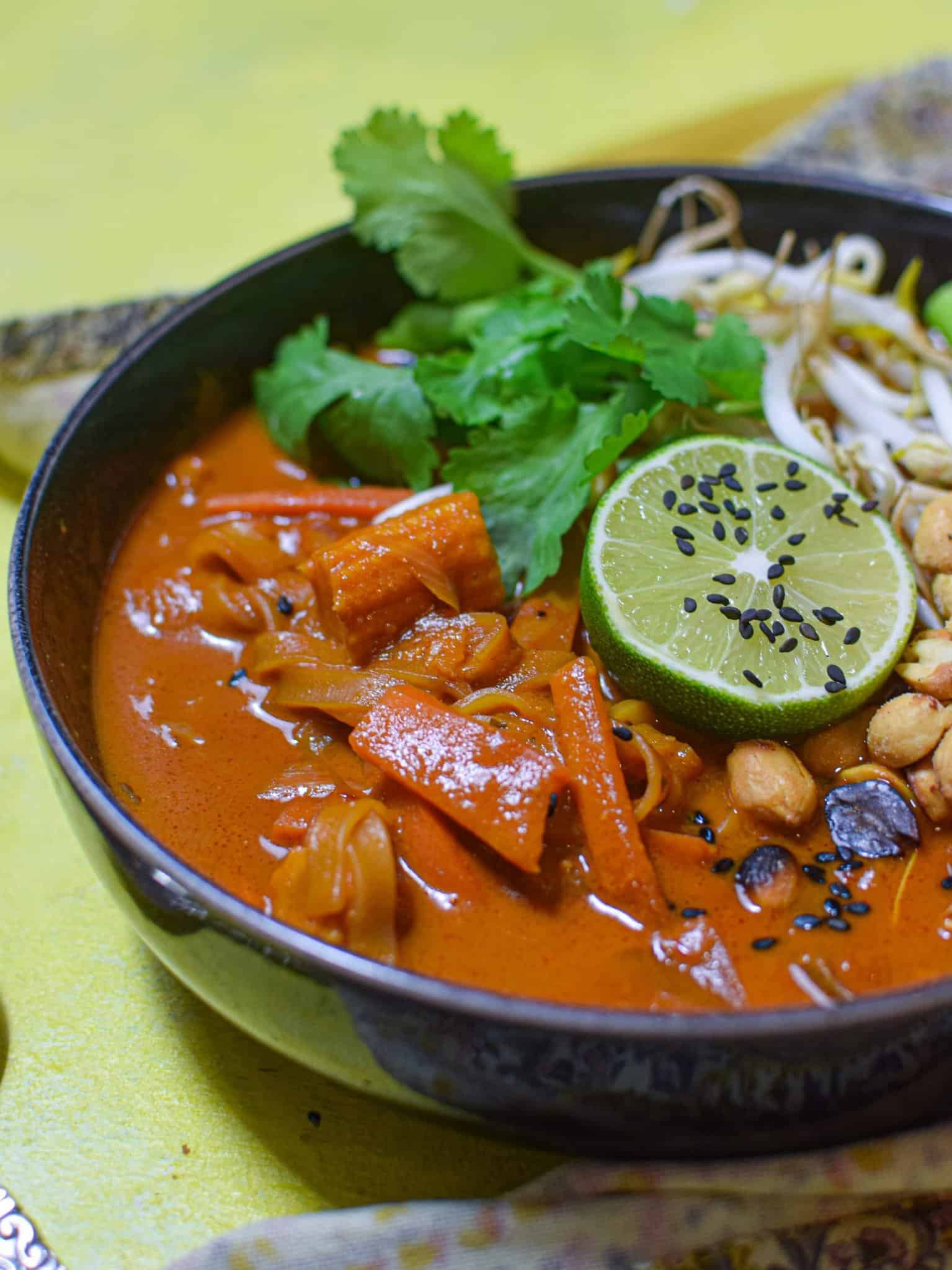 Spicy thaisuppe med peanutbutter