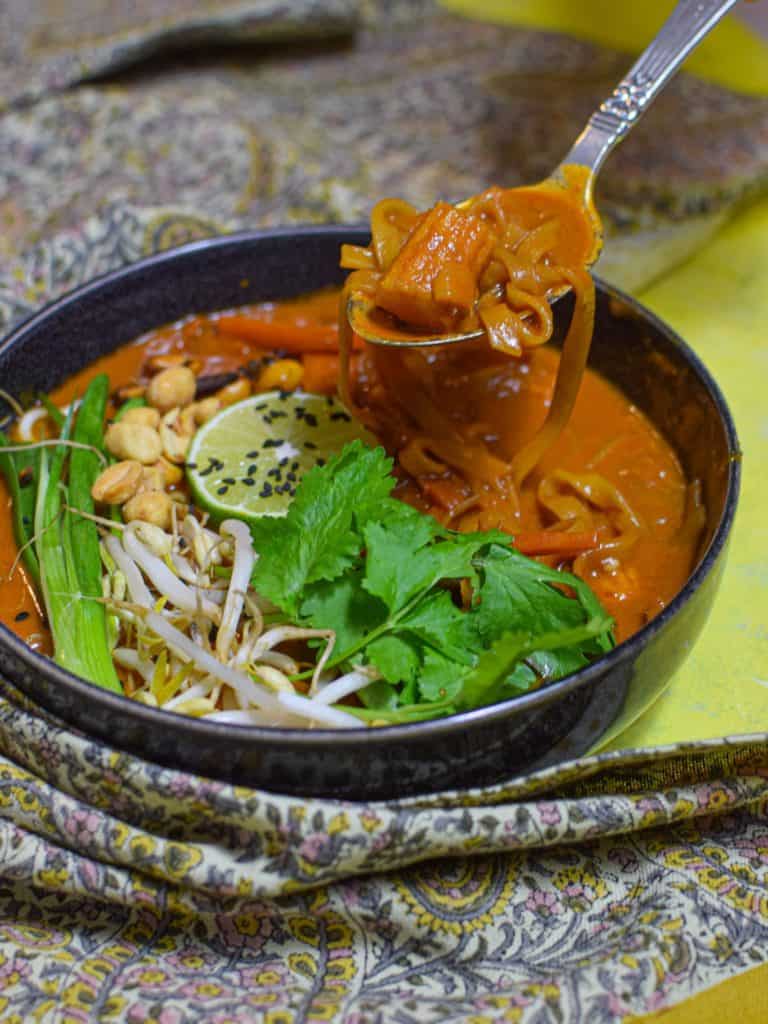 Spicy thaisuppe med peanutbutter