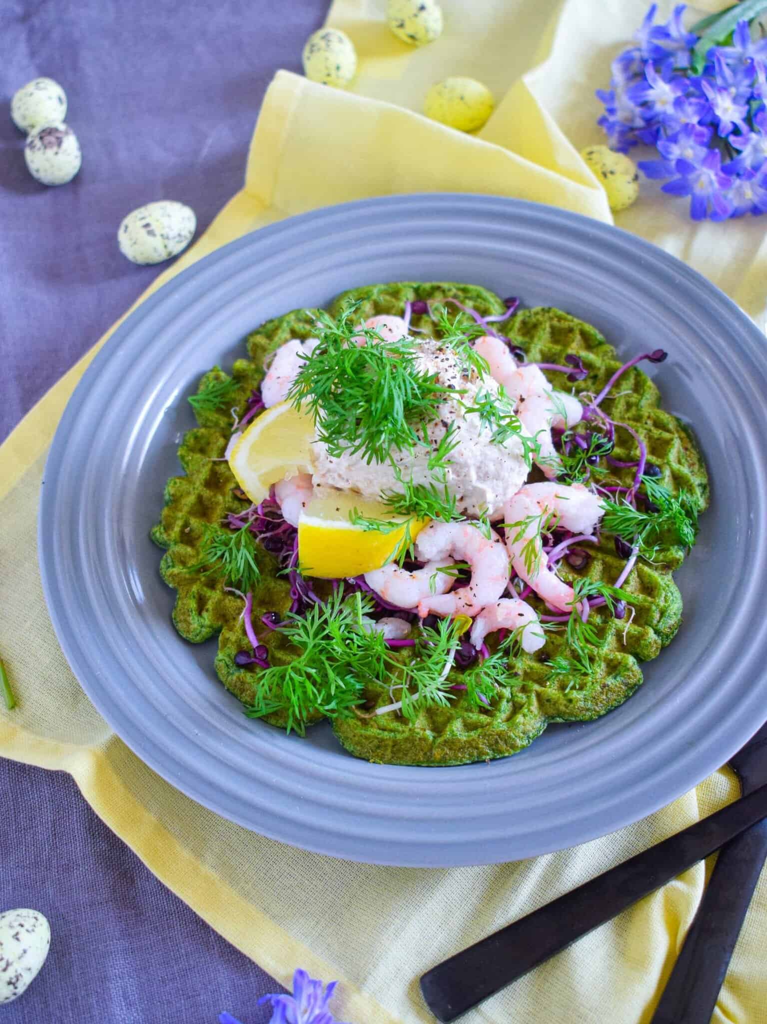 Cremet og luftig tunmousse med rejer