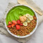 Grøn smoothie bowl