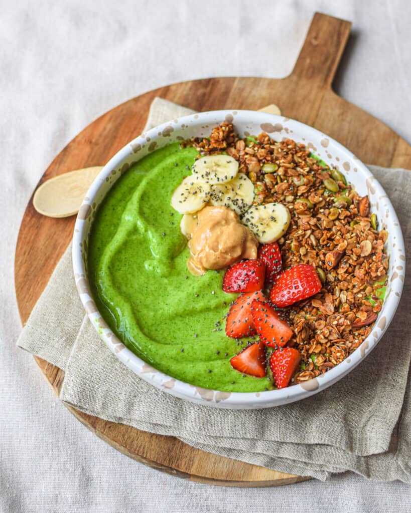 Grøn smoothie bowl