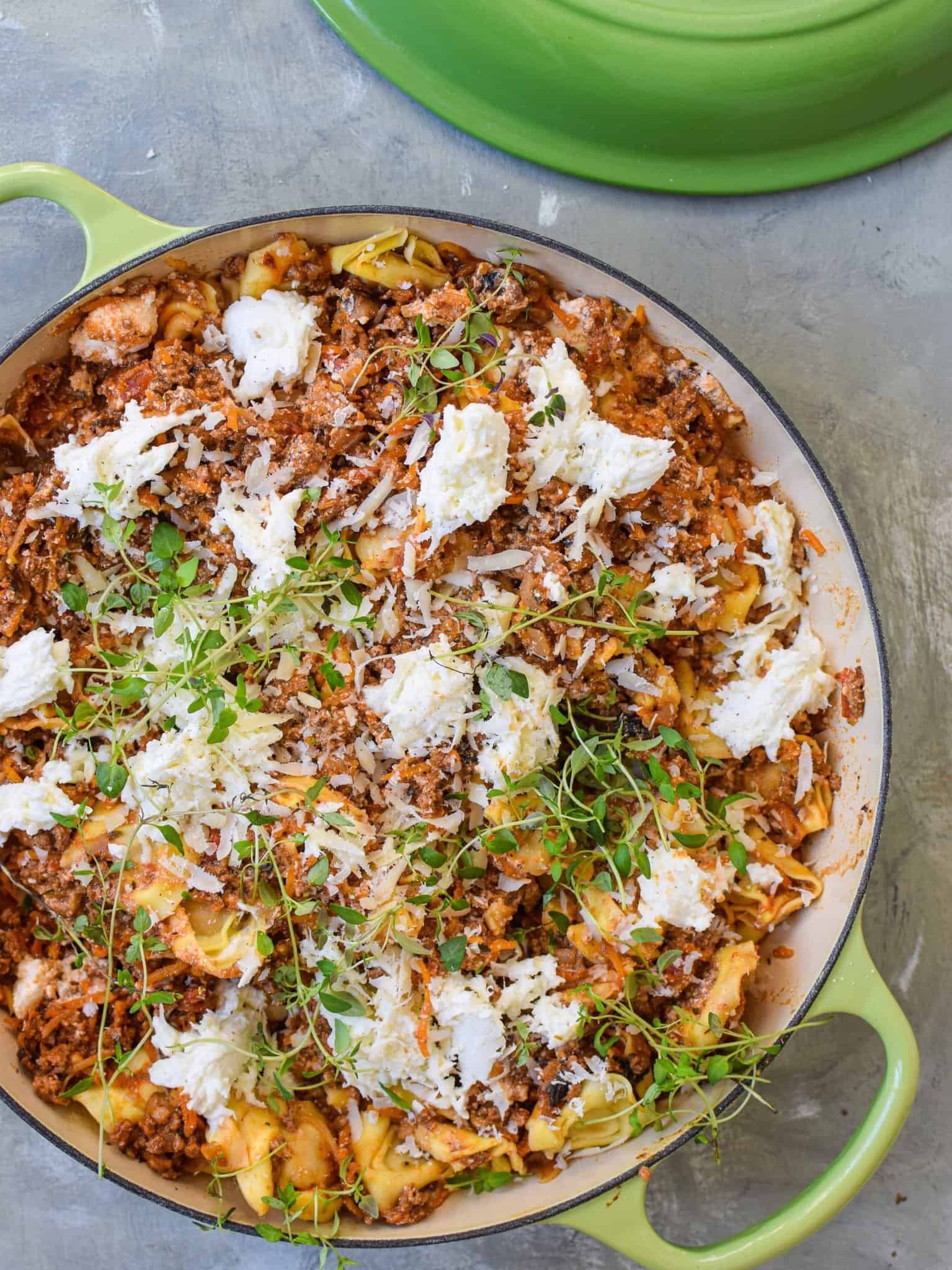 Tortellini bolognese