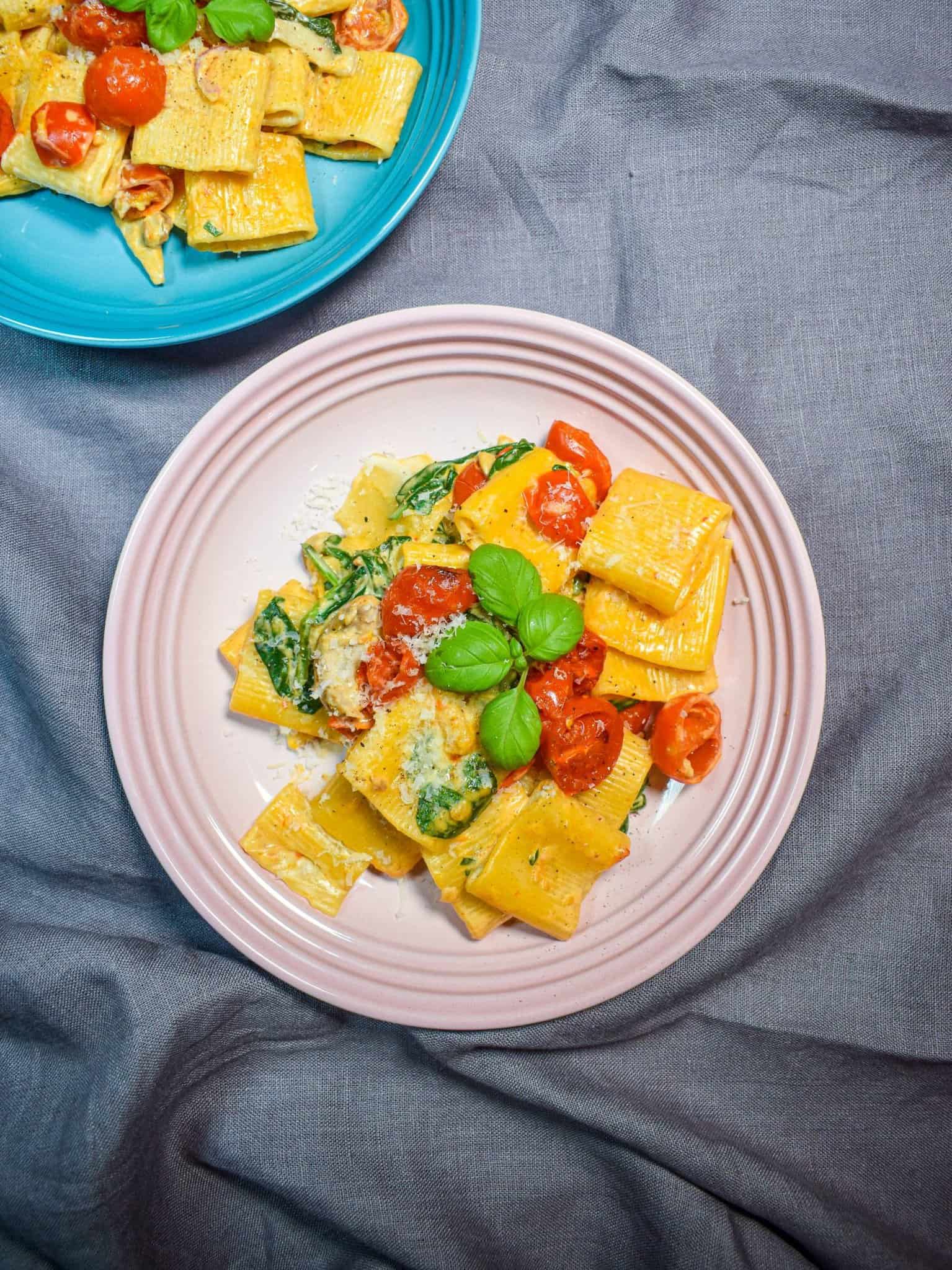Cremet pasta med mascarpone