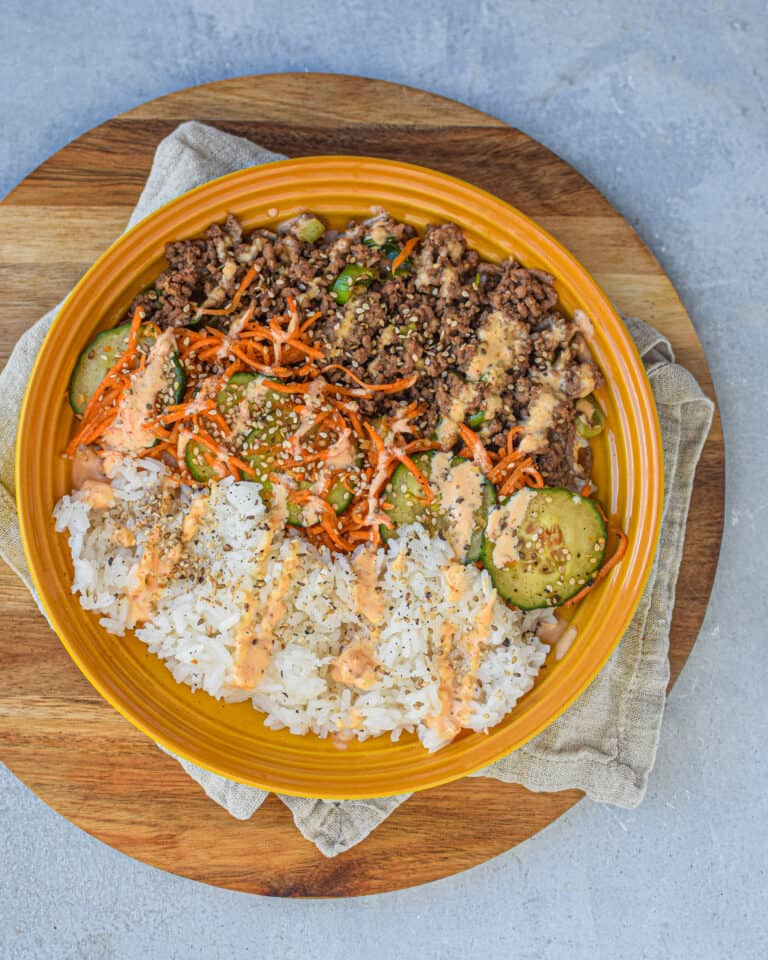 Koreansk ris-bowl