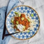 Mexicansk gryderet med oksekød