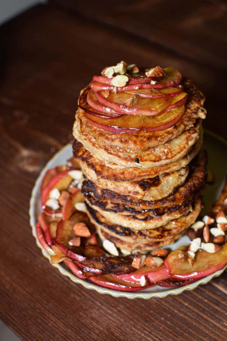 Klatkager med kanelbagte æbler