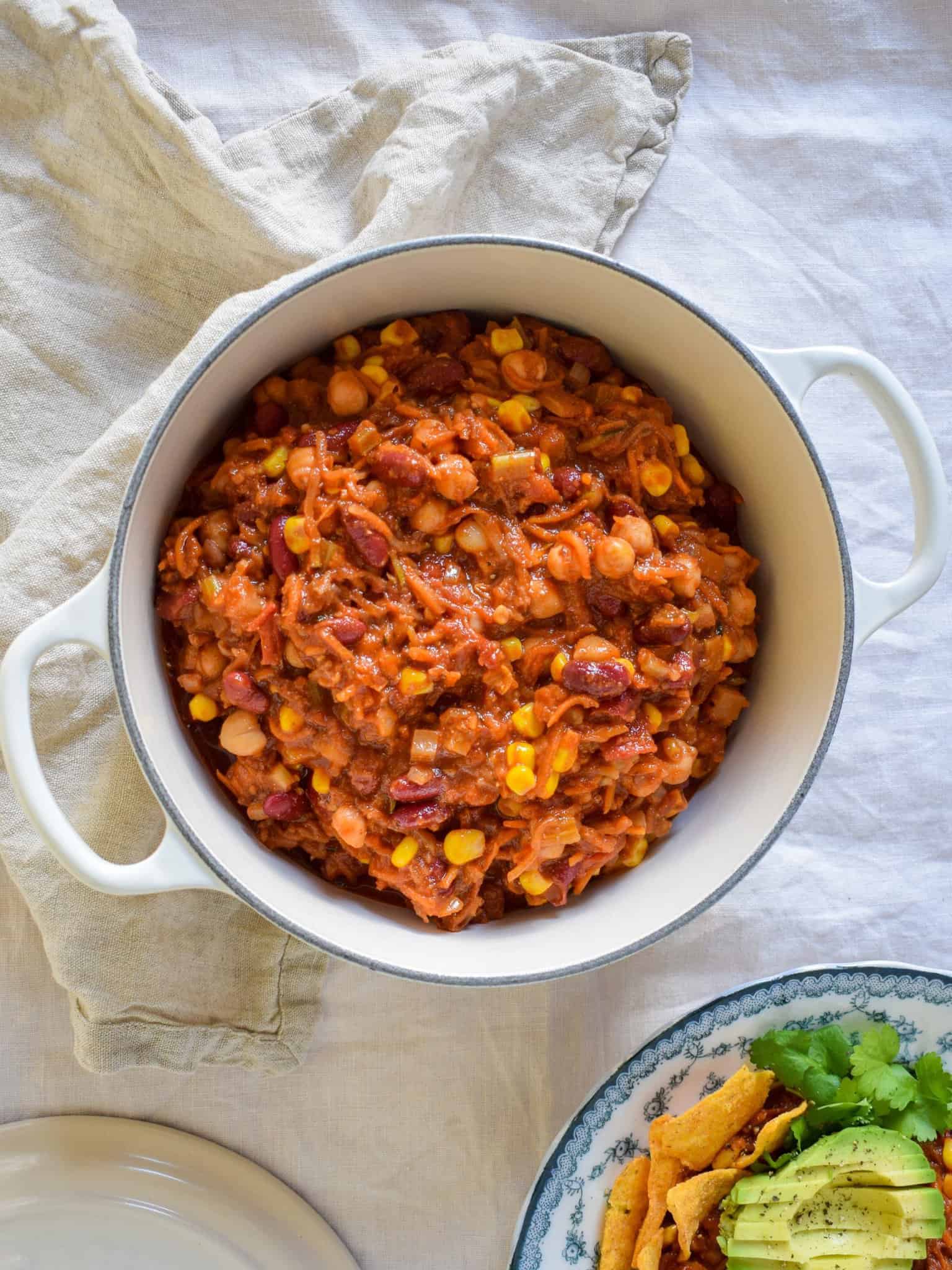 Chili sin carne - vegetarisk gryderet