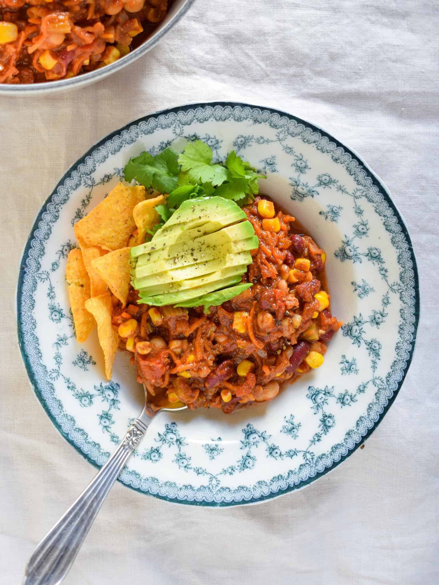 Chili sin carne - vegetarisk gryderet