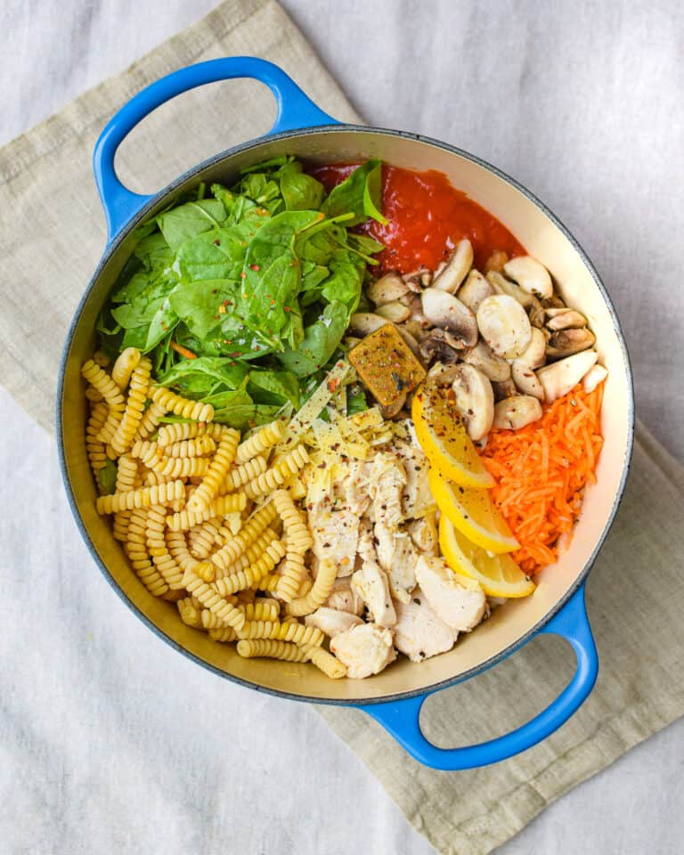 one pot pasta med kylling