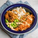 Buddha bowl med crispy chicken