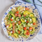 bulgursalat med bagte peberfrugter