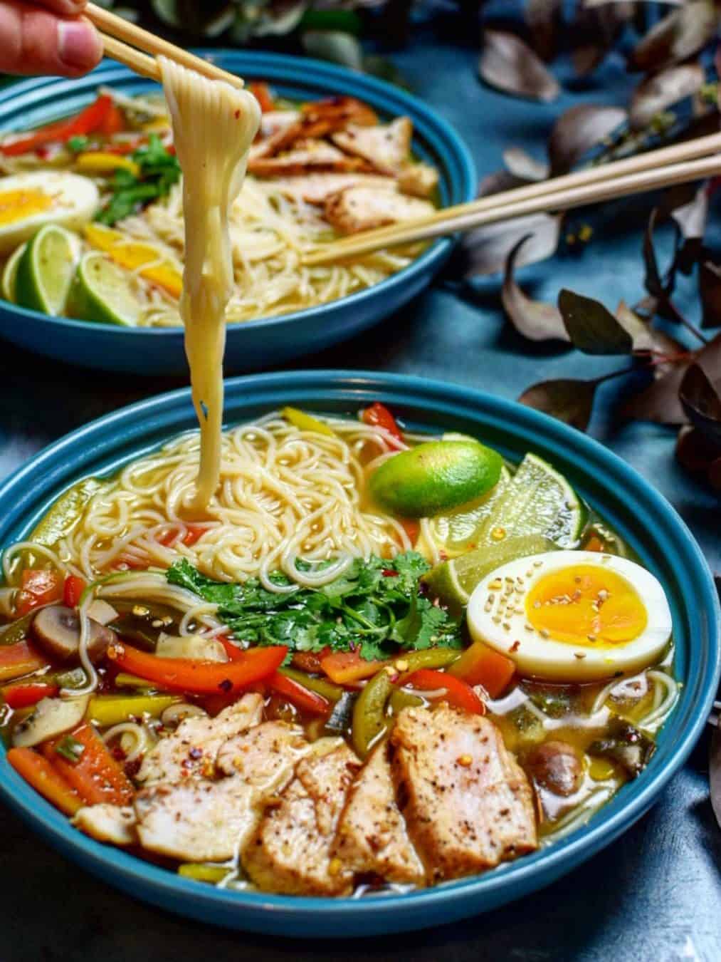 japansk ramen suppe